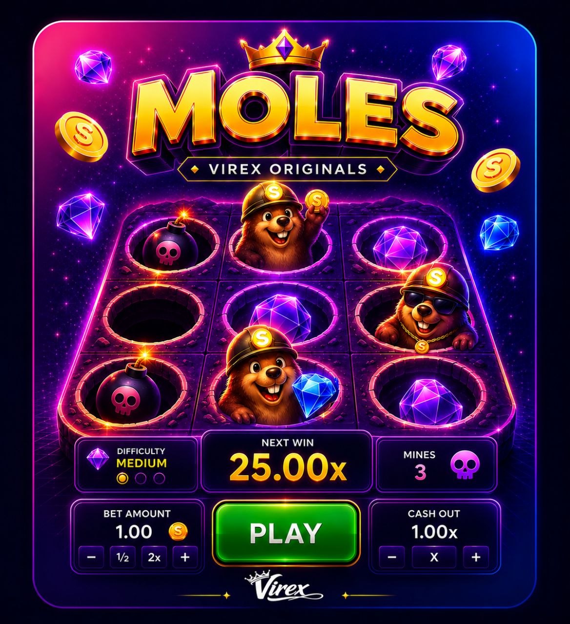 Moles game